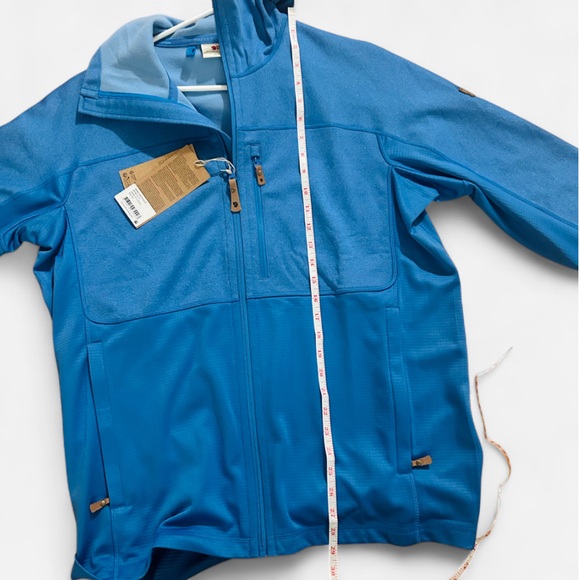 NWT Fjallraven Abisko Trail Fleece Hoodie Men’s XXL UN Blue - Picture 4 of 7